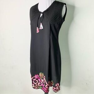 Balika Black Shift Dress Size M